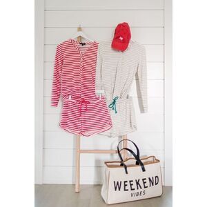 GibsonLook x Hi SugarPlum ‘Summer of Fun’ Striped Lounge Pajama Set Size S